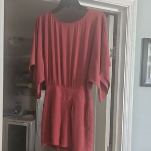 White House Black Market Red Jumpsuit